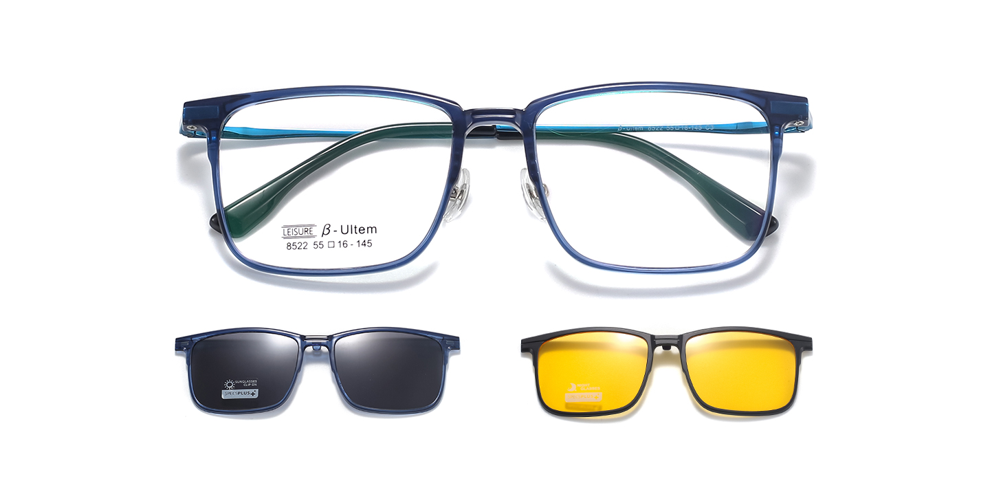 Fillmore Polarized Clip-On Rx Sunglases Men & Women Prescription Eyeglasses