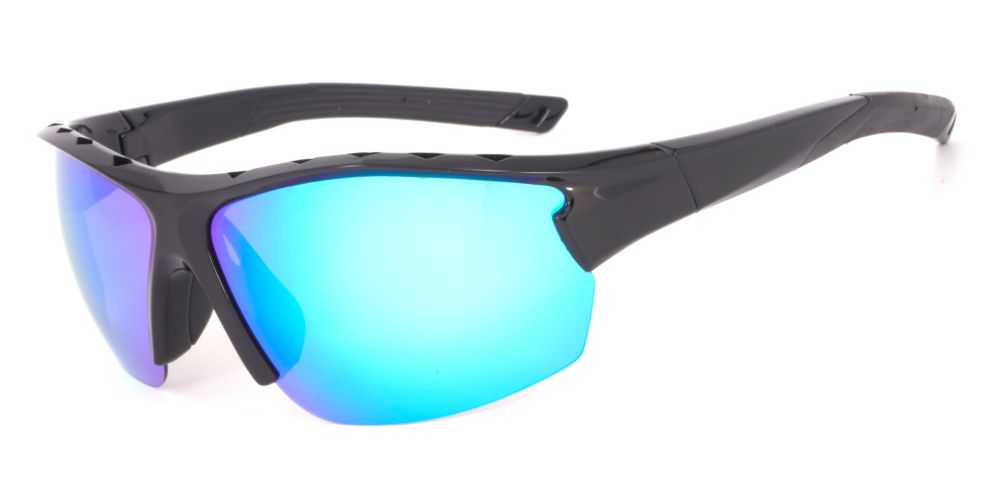 Temple Prescription Sports Glasses - Cycling, Fishing, Jogging and Baseball Sunglasses - Polarized or Transition Lenses