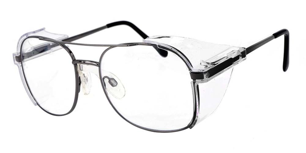 Pittsburgh Prescription Safety Glasses - Wrap Around Side Shields
