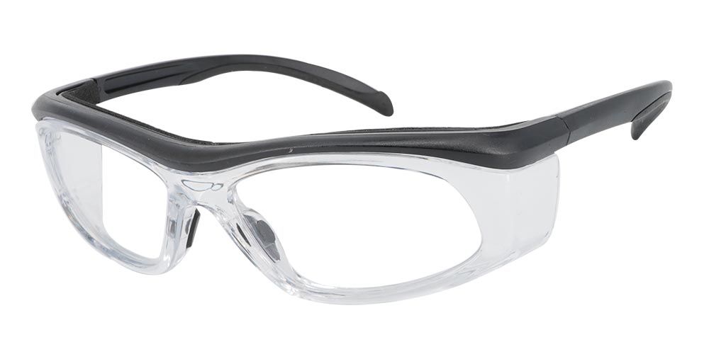 Auburn Prescription Safety Glasses Black - ANSI Z87.1 Certified