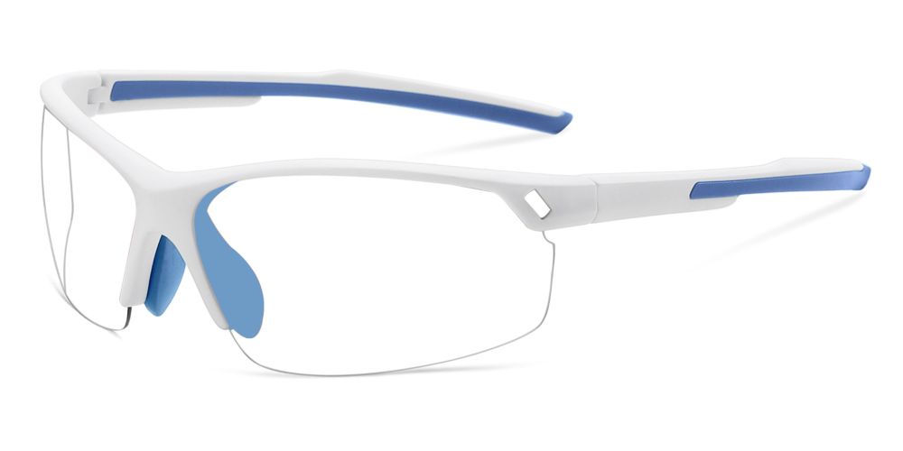 Hornell Prescription Safety Glasses White - ANSI Z87.1 Certified Industrial, Construction and Tactical Eyewear