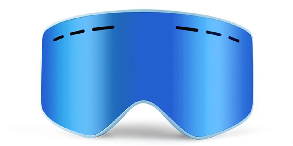Murray Prescription Ski and Snowboard Goggles Blue - Dual Layer Anti Fog Polarized Lenses