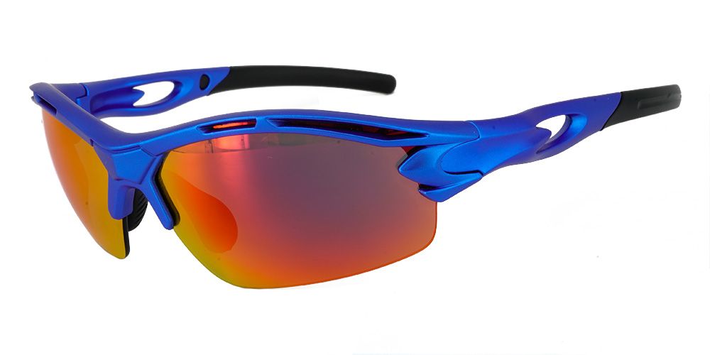 Avalanche Prescription Sports Sunglasses Blue - ANSI Z87.1 Certified
