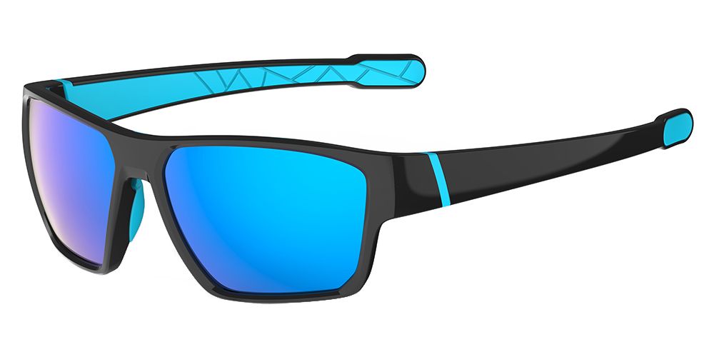 Matrix Shelby Prescription Sports Sunglasses Black Blue - Cycling, Running or Baseball Glasses