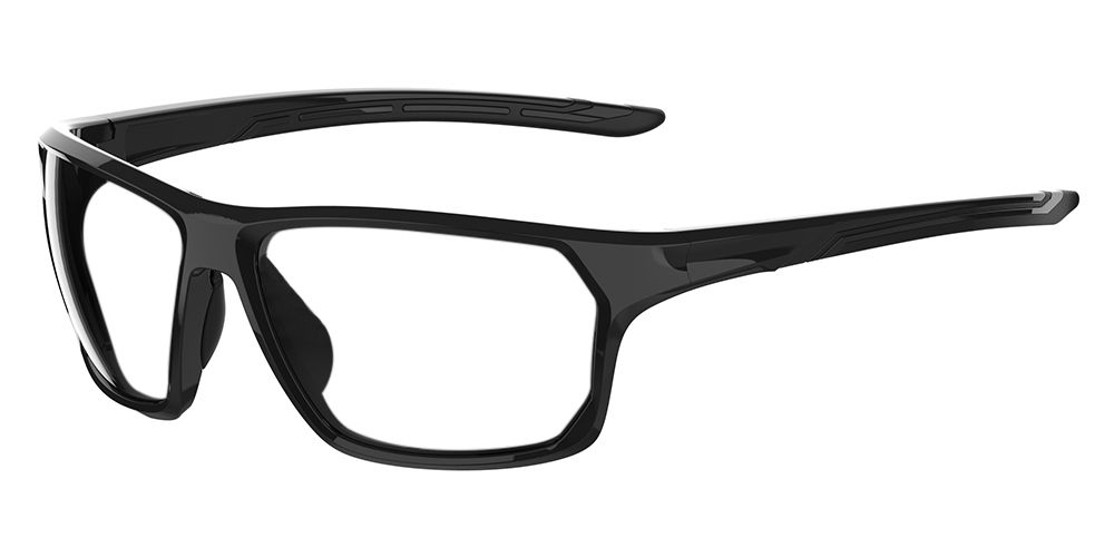 Matrix Upton Prescription Safety Glasses Black - ANSI Z87.1 Certified - Construction, Industrial or Tactical Glasses