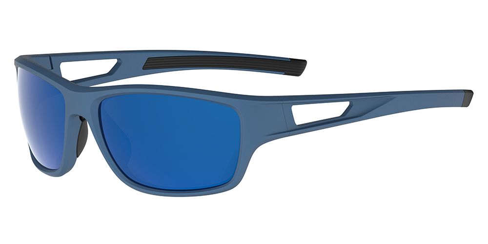 Matrix Salem Prescription Sports Safety Sunglasses Blue - Cycling, Tennis and Baseball Glasses