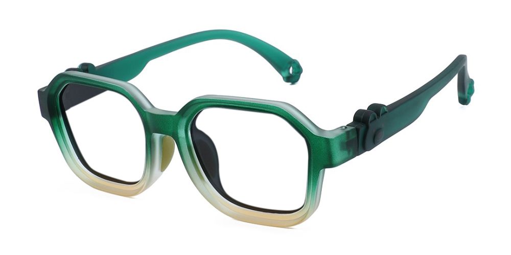 Sophia Green RX Glasses For Youth - Kids Friendly Impact Resistant - Boys and Girls Prescription Eyeglasses 
