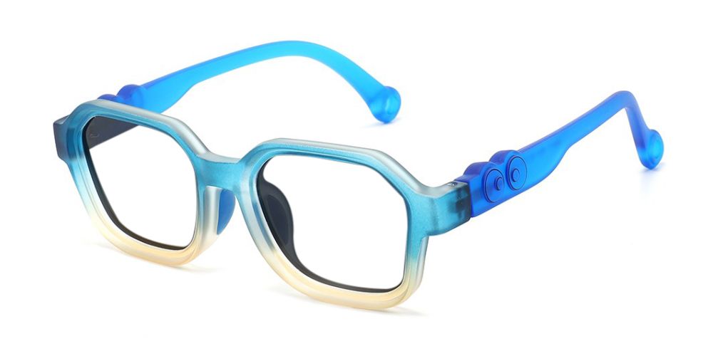 Oliver Blue RX Glasses For Youth - Kids Friendly Impact Resistant - Boys and Girls Prescription Eyeglasses 