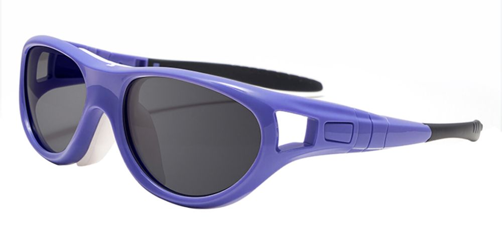 Atlas Prescription Sports Goggles Purple - Interchangeable Headband - Basketball, Football & Soccer Glasses