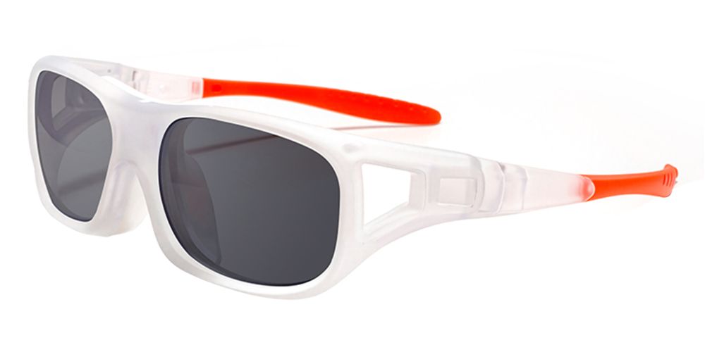 Sierra Prescription Sports Goggles White - Interchangeable Headband - Basketball, Football & Soccer Glasses