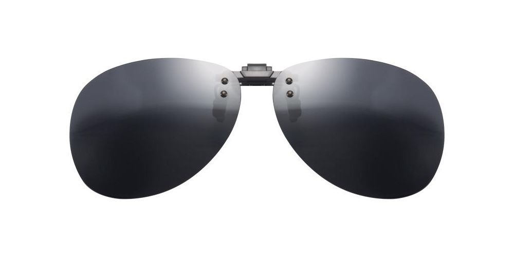 Aurelius Black Polarized Clip-On