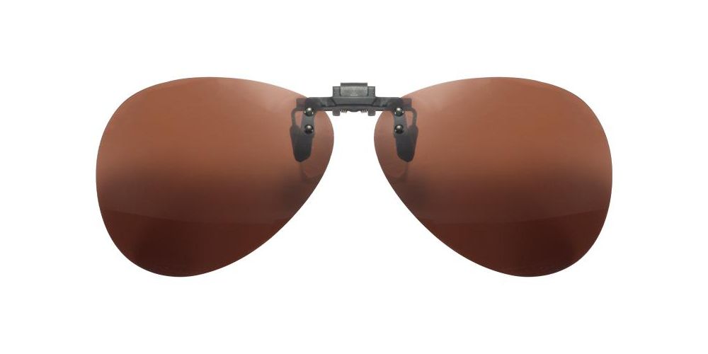 Hadrian Brown Polarized Clip-On