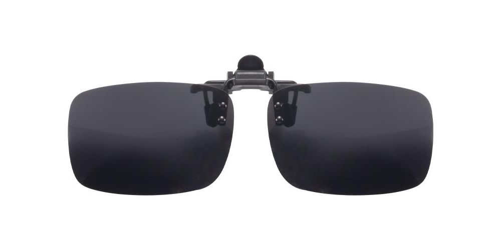 Abel Black Polarized Clip-On