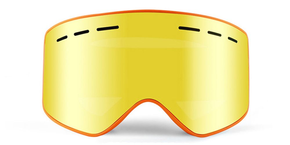 Murray Prescription Ski and Snowboard Goggles Yellow - Dual Layer Anti Fog Polarized Lenses