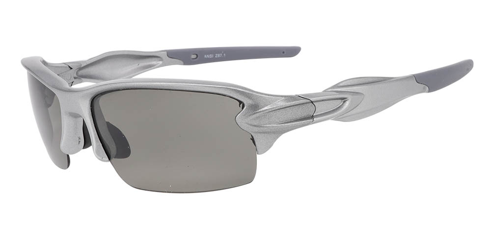 Coho Prescription Sports Sunglasses Silver - Jogging, Cycling and Fishing Glasses