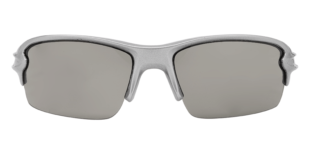 Coho Prescription Sports Sunglasses Silver - Jogging, Cycling and Fishing Glasses