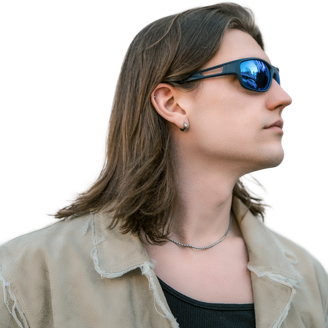 Matrix Salem Prescription Safety Glasses Blue - ANSI Z87.1 Certified - Construction, Industrial or Tactical Glasses