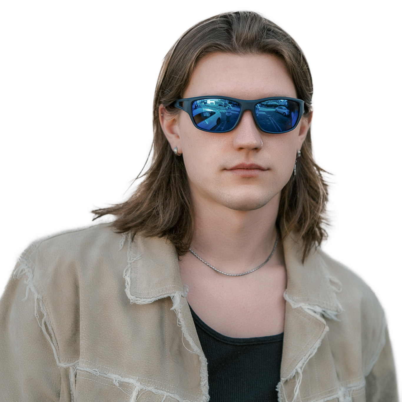 Matrix Salem Prescription Safety Glasses Blue - ANSI Z87.1 Certified - Construction, Industrial or Tactical Glasses