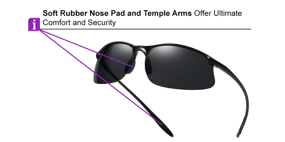 Hudson Prescription Sports Glasses & Sunglasses Black