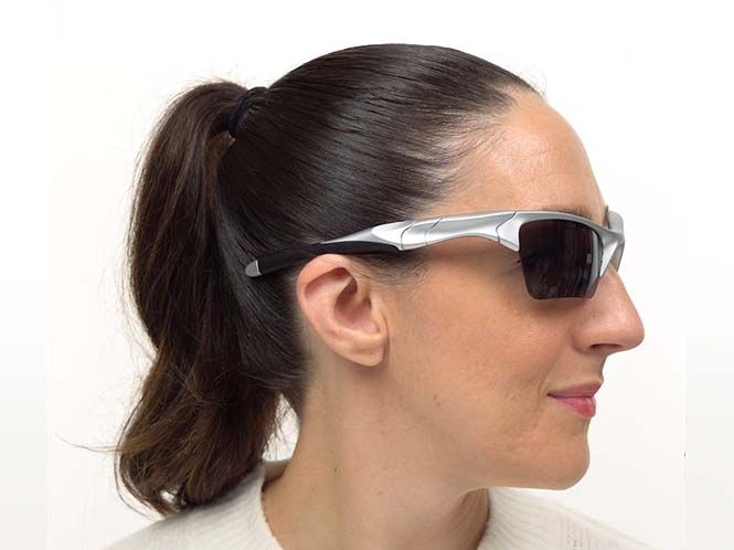 Elmira Prescription Sports Sunglasses Silver