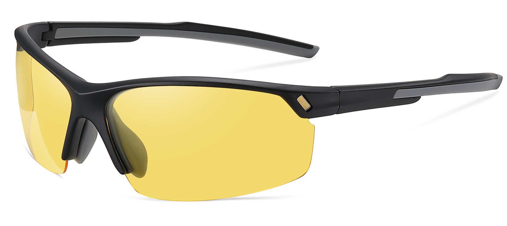 Hornell Prescription Safety Glasses Black Grey - ANSI Z87.1 Certified Industrial, Construction and Tactical Eyewear