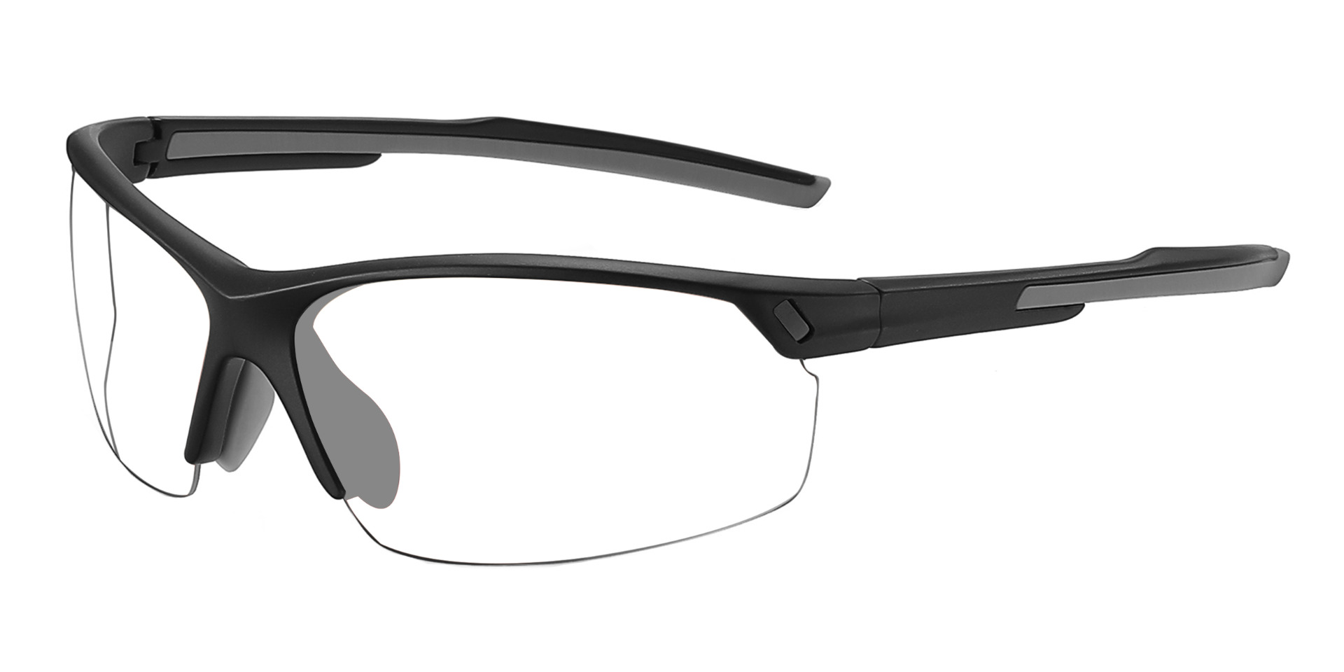 Hornell Prescription Safety Glasses Black Grey - ANSI Z87.1 Certified Industrial, Construction and Tactical Eyewear