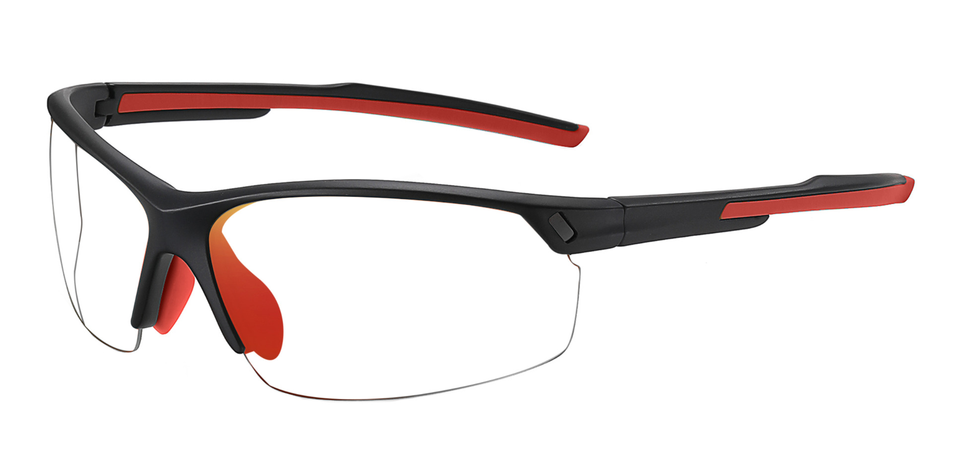 Hornell Prescription Safety Glasses Black Red - ANSI Z87.1 Certified Industrial, Construction and Tactical Eyewear