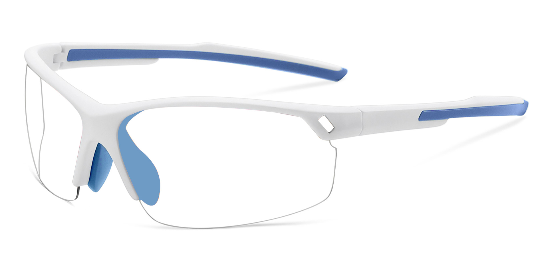 Hornell Prescription Safety Glasses White - ANSI Z87.1 Certified Industrial, Construction and Tactical Eyewear
