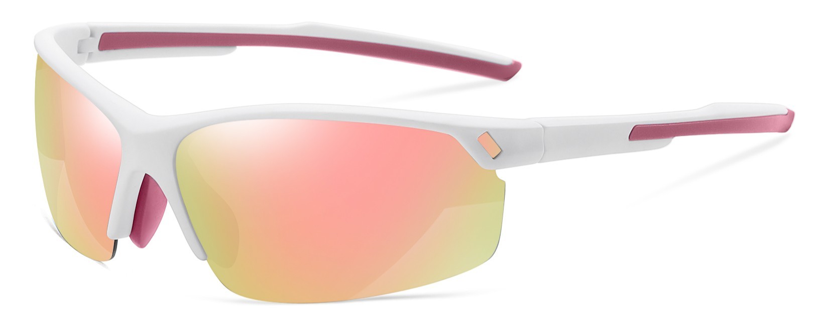 Hornell Prescription Sports Glasses & Sunglasses White Red - Cycling, Jogging and Fishing Glasses
