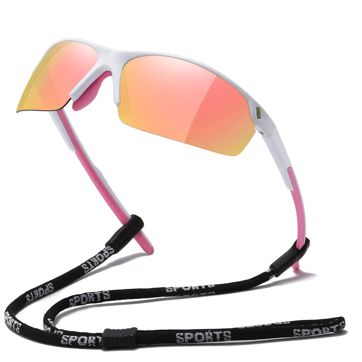 Hornell Prescription Sports Glasses & Sunglasses White Red - Cycling, Jogging and Fishing Glasses
