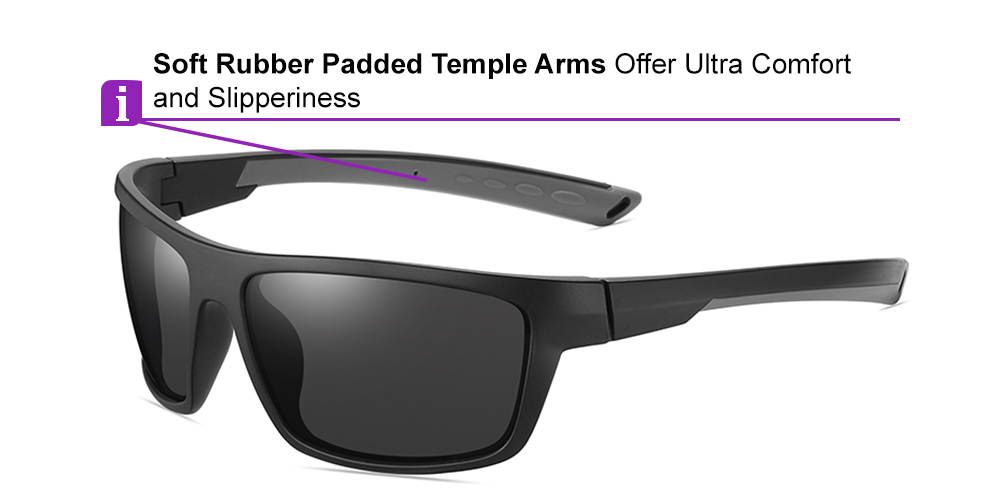 Palisade Prescription Sports Glasses Red - Cycling, Fishing and Jogging Goggles - Polarized or Transition Lenses