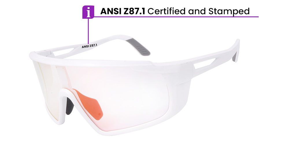 Matrix Kootenay Prescription Safety Glasses - ANSI Z87.1 Certified - Non Insert Rx Lenses - Industrial, Construction and Tactical Goggles