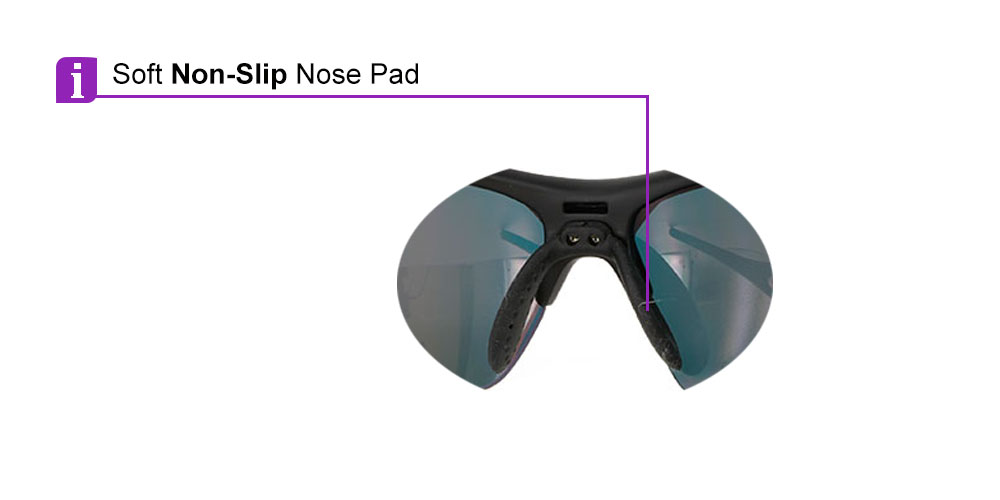 Avalanche Prescription Sports Sunglasses Black - ANSI Z87.1 Certified