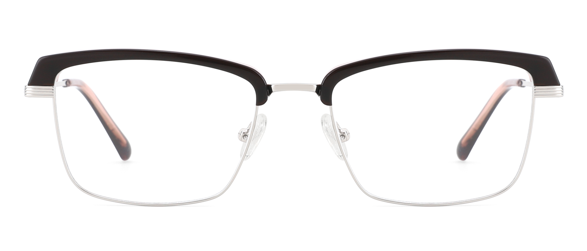 Brooklyn Prescription Glasses Black Silver
