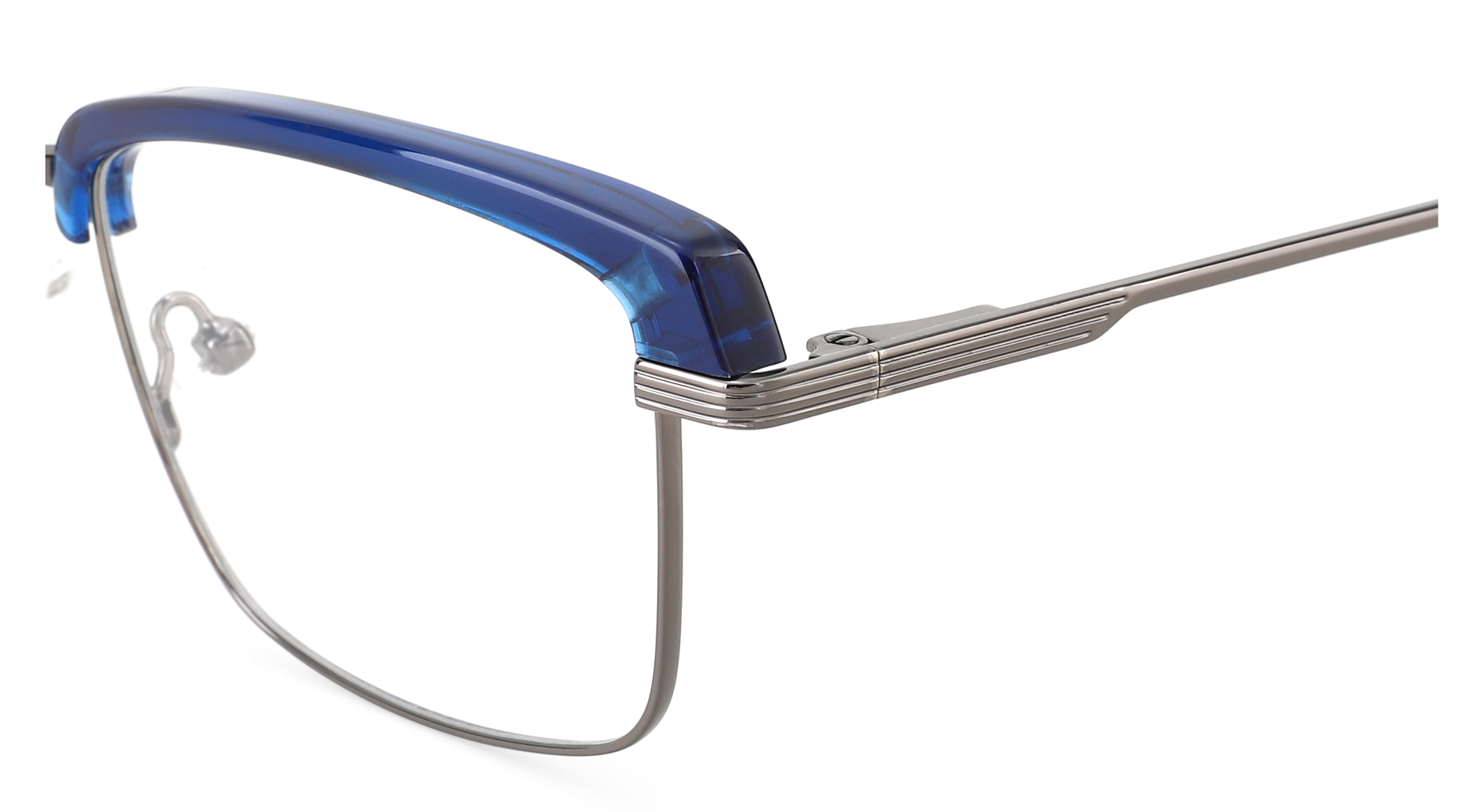 Brooklyn Prescription Glasses Black Silver