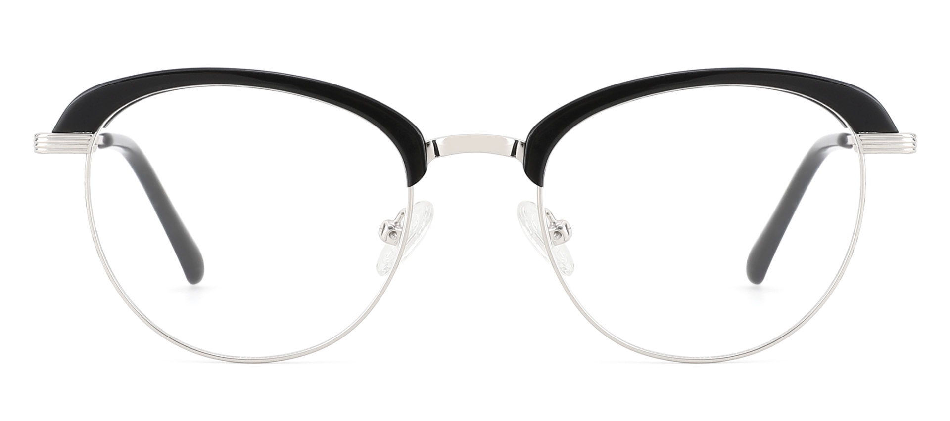 Harper Prescription Glasses Black Silver