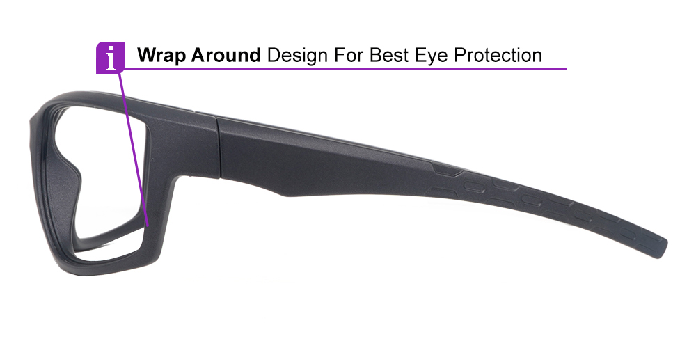 Matrix Hurrican Prescription Safety Glasses -- ANSI Z87.1 Certified -- Spring Hinge