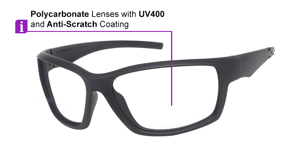 Matrix Hurrican Prescription Safety Glasses -- ANSI Z87.1 Certified -- Spring Hinge