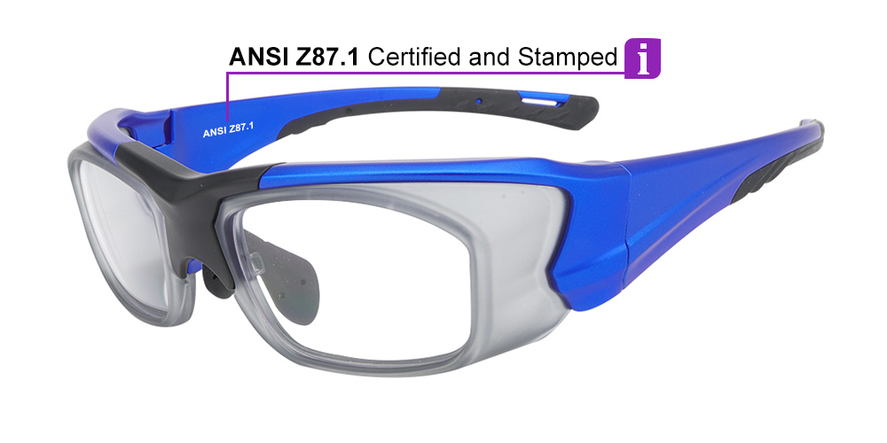 Norwich Prescription Safety Glasses Blue - ANSI Z87.1 and CSA Z94.3 Certified