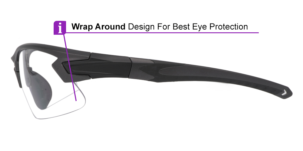 Matrix Peak Prescription Safety Glasses - ANSI Z87.1 Certified - Indutrial, Construction and Shooting Glasses
