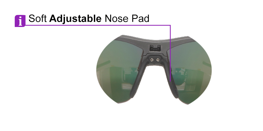 Matrix Peak Prescription Sports Glasses - ANSI Z87.1 Certified - Jogging, Boating and Baseball Glasses