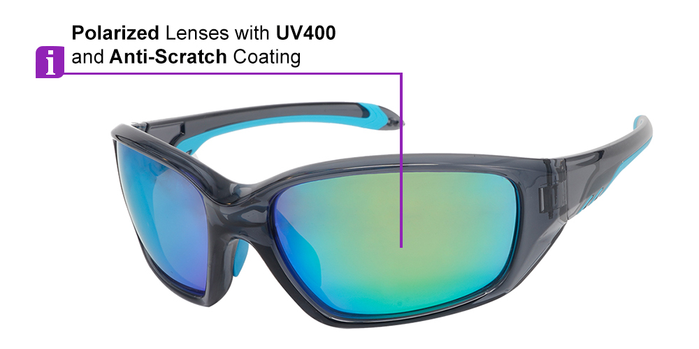 Matrix Aspen Prescription Sports Sunglasses -- ANSI Z87.1 Certified -- Cycling, Jogging and Golfing