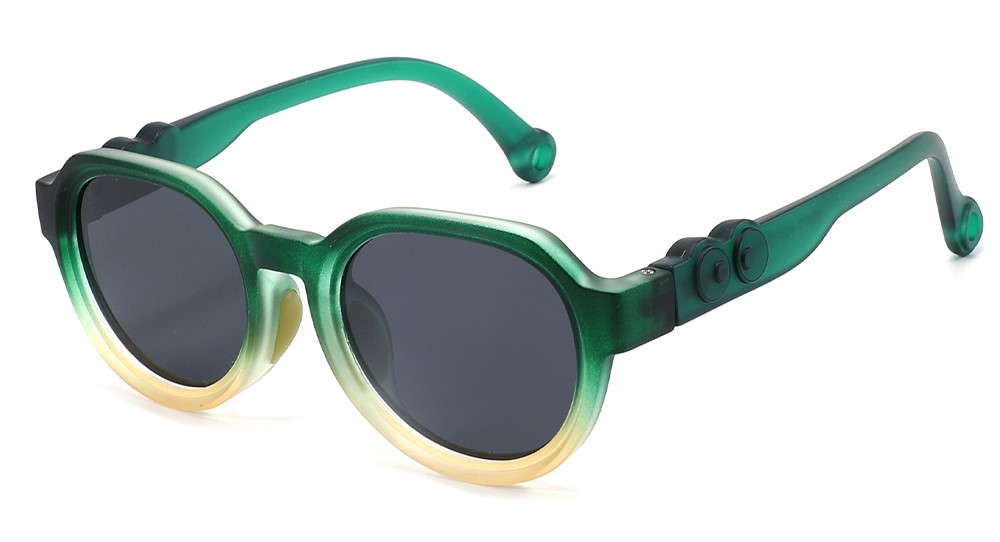 Elijah Green RX Sunglasses For Youth - Kids Friendly Impact Resistant - Boys and Girls Prescription Eyeglasses