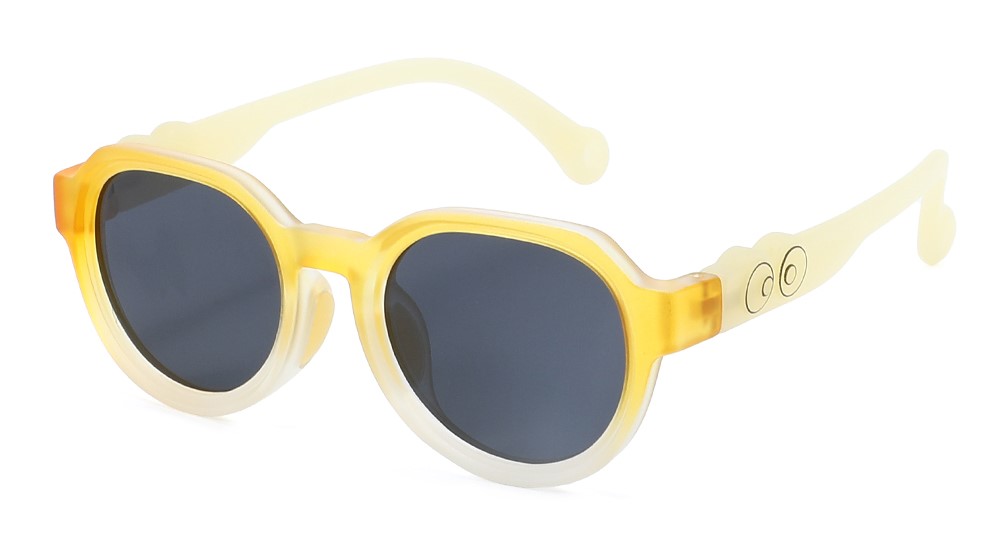 Elijah Yellow RX Sunglasses For Youth - Kids Friendly Impact Resistant - Boys and Girls Prescription Eyeglasses