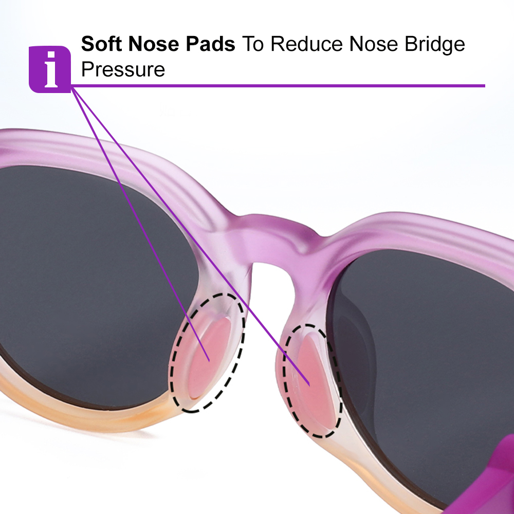 Elijah Light Blue RX Glasses For Youth - Kids Friendly Impact Resistant - Boys and Girls Prescription Eyeglasses 