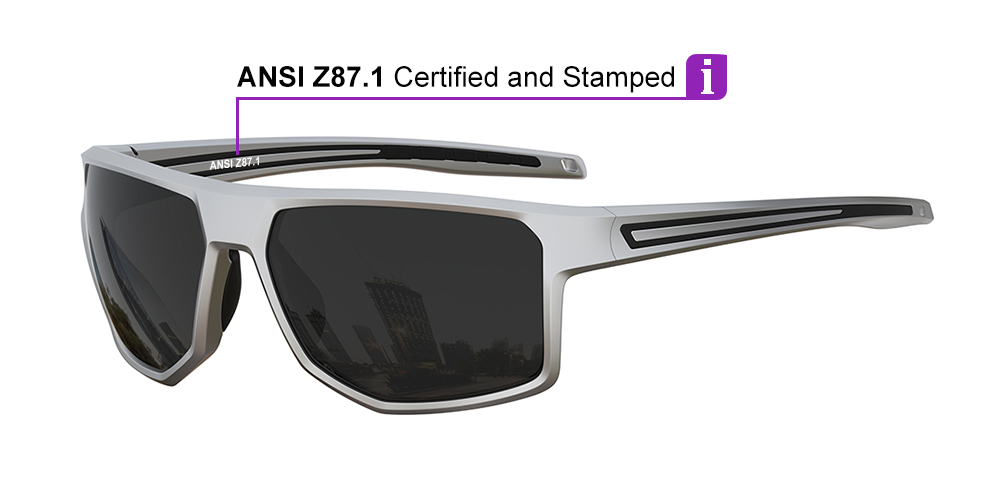 Matrix Victor Prescription Sports Safety Sunglasses Silver - Cycling, Tennis and Baseball Glasses