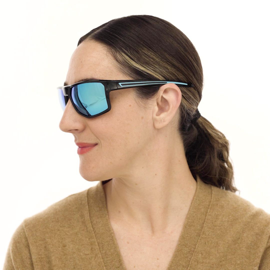 Matrix Victor Prescription Sports Safety Sunglasses Blue - Cycling, Tennis and Baseball Glasses