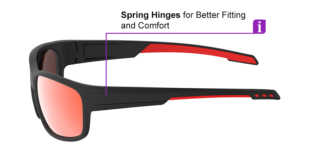 Matrix Anaconda Prescription Sports Sunglasses Black - Cycling, Running or Baseball Glasses