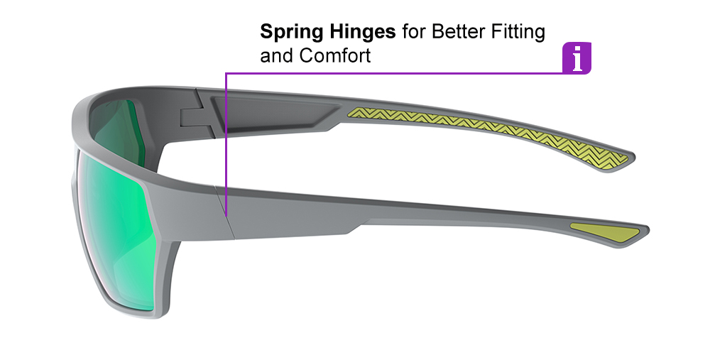 Matrix Belgrade Prescription Safety Glasses Silver - ANSI Z87.1 Certified - Industrial or Tactical Glasses