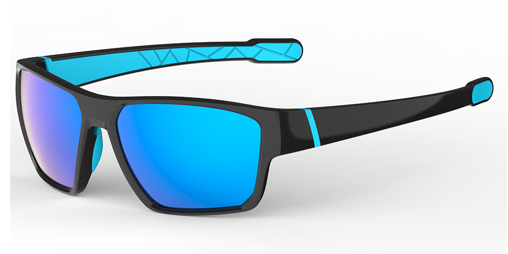 Matrix Shelby Prescription Safety Glasses Black Blue - ANSI Z87.1 Certified - Industrial, Construction and Tactical Glasses